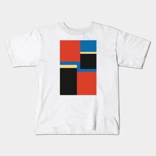 Color block, Modern Mid-Century Print, Geometric Wall Art Kids T-Shirt